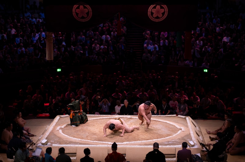 「お相撲さんやっぱり大きい」“TBS人気女性アナ”、新大関・安青錦との“衝撃２ショット”に反響「サイズ差が笑」「びっくり」