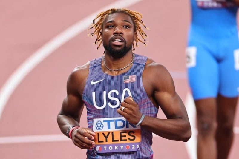 ライルズ、19秒52で男子200m4連覇!! 超人ボルトに並ぶ史上最多記録の快挙【世界陸上】