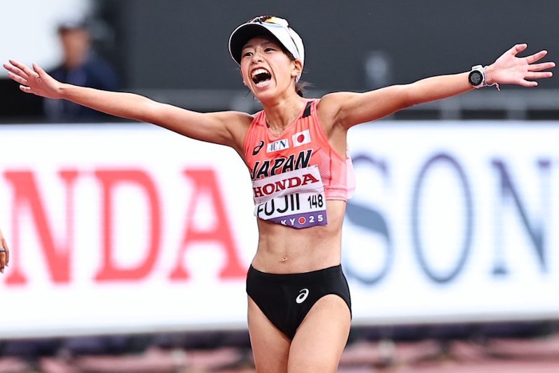 「女子はまだまだと言われてきたので必ず私がメダルを獲る」難解ミッション遂行で歴史を動かした藤井菜々子。“自分の思い描いた通りのレース”で銅メダルを獲得【世界陸上/女子20km競歩】