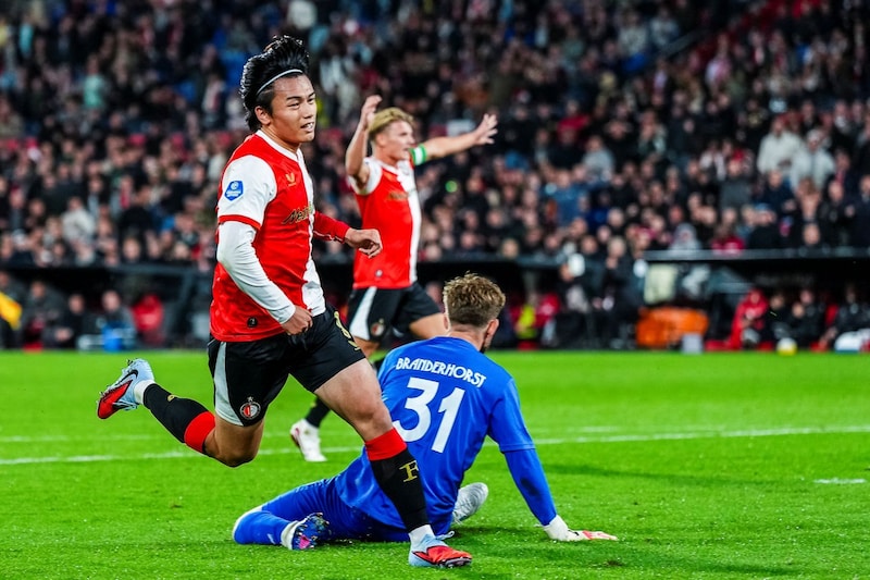 「ゴールに対する飽くなき意欲」今季5点目の上田綺世の“本領発揮”を現地紙が称賛!「信じられないほどのプロフェッショナルだ」