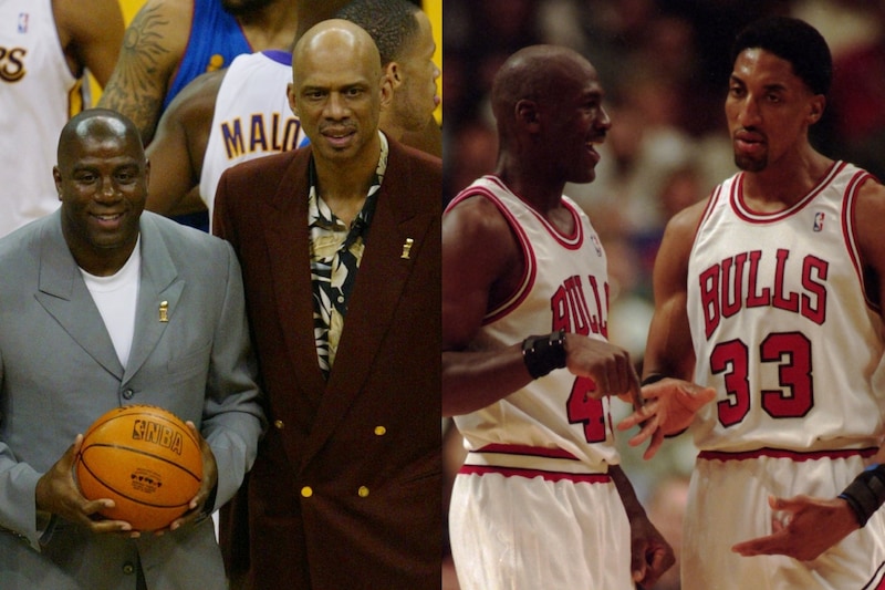 NBA史上最強のデュオは?元選手が“仮想の2対2”で”持論を展開「マジック&カリームはMJ&ピッペンに負ける」<DUNKSHOOT>