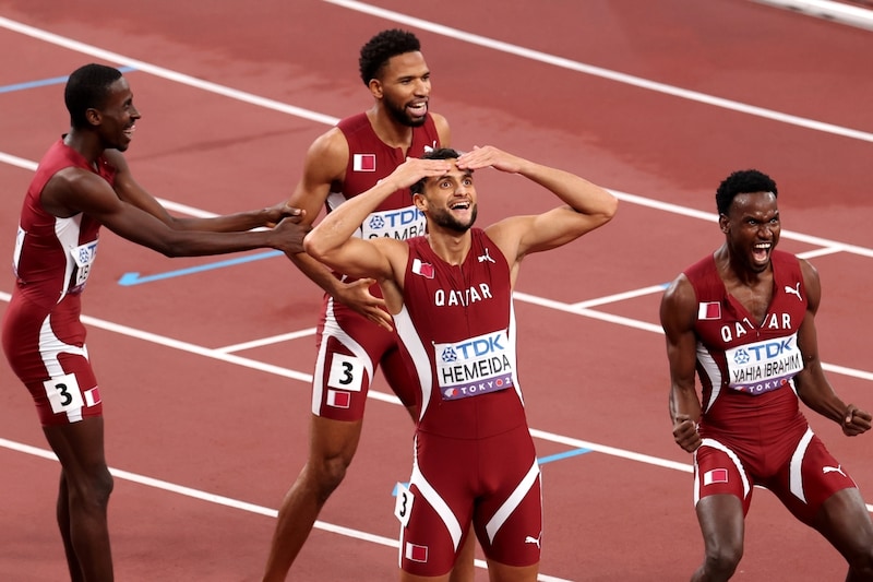 男子4×400mリレー、カタールがサプライズの決勝進出!「上位を争う準備ができていると証明」中東メディアが速報「新たな歴史を作り続けることに意欲」【世界陸上】
