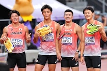 「日本のメダル堅いのでは？？？」リレー侍の３着突破＆ジャマイカら強豪の相次ぐバトンミスにSNS驚愕「今回のリレー波乱起きすぎやｗｗｗ」【世界陸上】