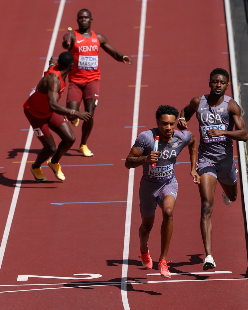 男子リレー、超異例の救済レースが午前に実施　マイルリレーは米国が決勝進出、4×100ｍリレー南アフリカは０秒３届かず敗退【世界陸上】