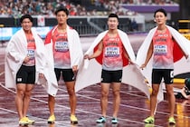 日本、男子4×100mリレー６位で３大会ぶりのメダルならず　最強アメリカ今季世界最高37秒29で金メダル【世界陸上】