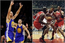 ピッペンが“70勝チーム同士”の仮想対決を分析「1990年代のルールとなれば、カリーは今と同じようにはいかないだろう」＜DUNKSHOOT＞