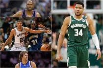 マローン、ダンカン、KG、ノビツキー…レジェンドの背中を猛追するアデトクンボに注目【ポジション別得点ランキング | PF編】＜DUNKSHOOT＞