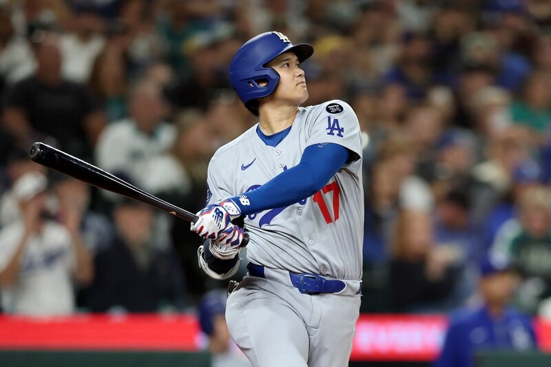 地区V明けドジャース辛勝、大谷翔平はノーヒットでシュワーバーとHR2本差のまま残り2試合 佐々木朗希は1イニング2K無失点