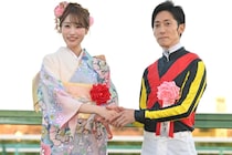 「まじで美人すぎた！」人気女優が中山競馬場で披露した“艶めく晴れ着姿”にネット喝采！「非の打ちどころがない」「ただただ眼福でした」