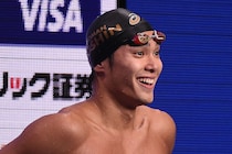 「筋肉やばい」五輪２大会連続出場の競泳選手、“最新姿”に衝撃「胸板分厚っ」 24年人気女優と結婚で話題