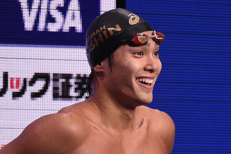 「筋肉やばい」五輪２大会連続出場の競泳選手、“最新姿”に衝撃「胸板分厚っ」 24年人気女優と結婚で話題