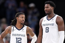 モラント放出にチームメイトは反対？報道直後の試合でジャクソンJr.が“相棒”のセレブレーションを披露＜DUNKSHOOT＞