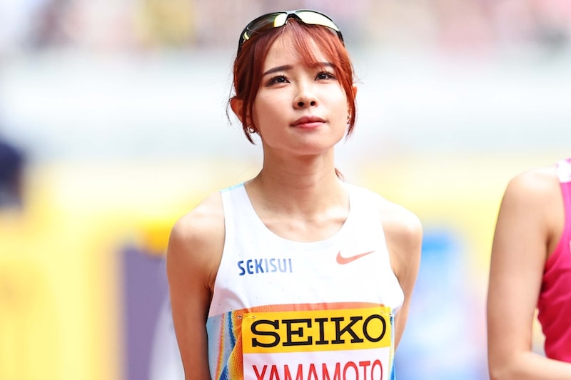 東京世界陸上で人気アニメ“心臓捧げる”ポーズで話題の人気陸上ランナーが泣き笑いの悲願成就「公式に私が」