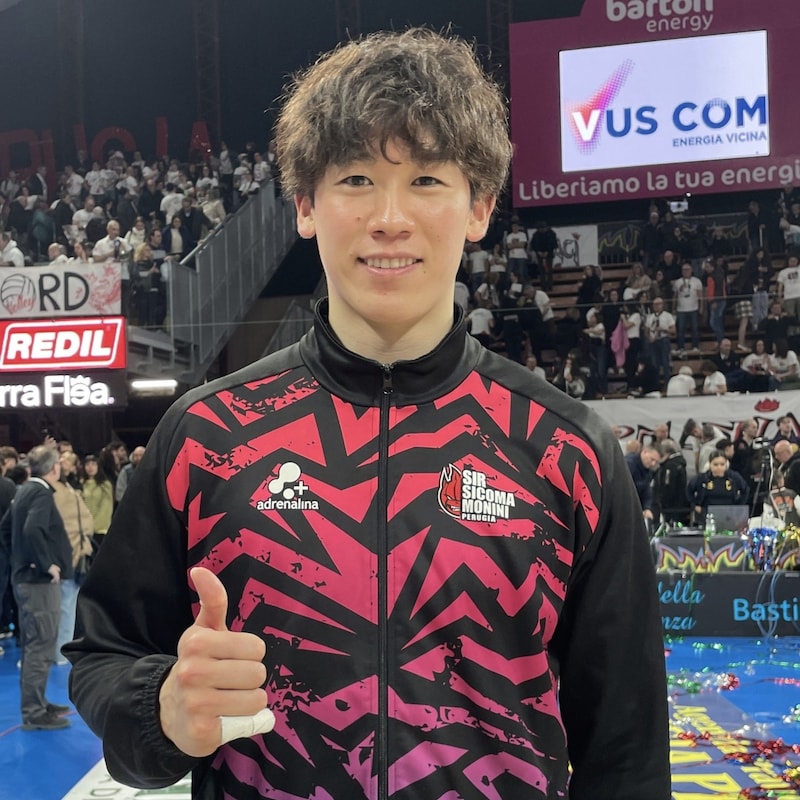 【現地取材】首位返り咲きのペルージャ　続く過密日程、休養の石川祐希はチーム力に手応え「３、４点のビハインドがあっても中盤から終盤に」