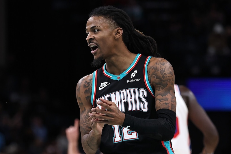 トレードの噂にモラントは「受け入れるしかない」。注目の欧州遠征も初戦は欠場、リーグもスターガードの復帰を望む＜DUNKSHOOT＞