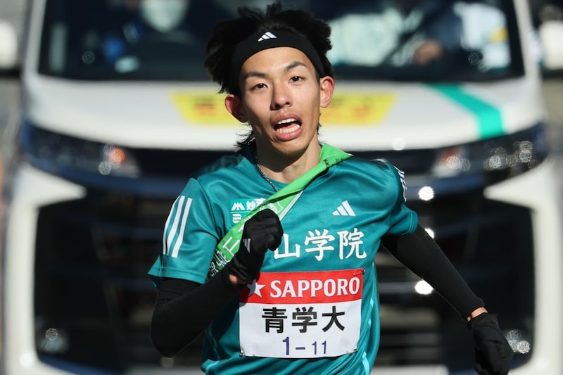 全国男子駅伝で“シン・山の神”が激走!! ５位→３位に襷つなぐ　気になる青山学院大・同僚との会話は「夏合宿で彼を抜いたときのサインを逆にやり返された」