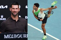 アルカラスの“新サービス”がジョコビッチそっくりと話題！ レジェンド本人も笑顔で反応「著作権について話す必要がある」＜SMASH＞