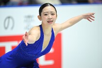 ブルーの衣装が映える青木祐奈の気品あるFSプログラム　海外解説者から絶賛の嵐「音楽の使い方が素晴らしく解釈も凄い」