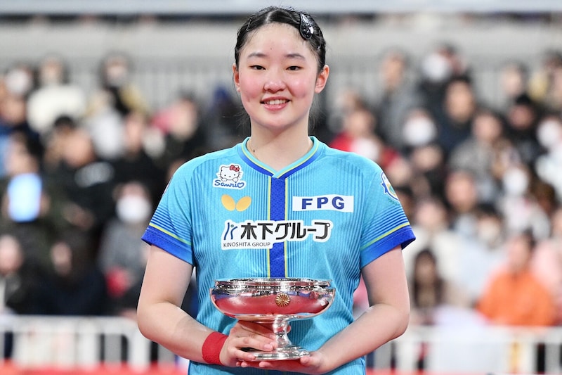 卓球・新女王に輝いた張本美和、涙の優勝インタビュー！「この試合終わったな」からの難敵撃破に「壁を越えられた」