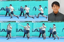 YouTubeでも人気の小倉孝介がエッグボールを指南！ パワーの源は肩甲骨と股関節にあり！【プロが明かすテニス上達法】＜SMASH＞