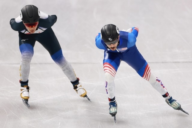 １着フィニッシュの吉永一貴がショートトラック男子1000m決勝トーナメント進出！ 宮田将吾は予選敗退【冬季五輪】