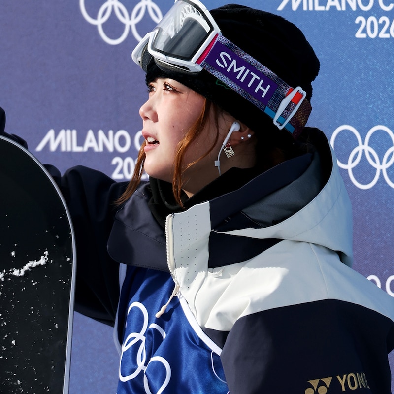 ２本連続フルメイクで暫定３位。”16歳”工藤璃星は決勝２本目「フロントサイド1080」などを決めて81.75点【スノボ女子ハーフパイプ／冬季五輪】