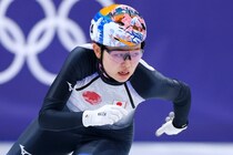 20歳の金井莉佳がショートトラック女子500mで敗退…準々決勝で３着に終わる【冬季五輪】