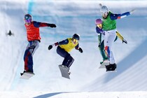 「マリオカートみたい！」NHK中継の女子スノボクロスで視聴者“既視感”「BGMつけたらもう…」【冬季五輪】