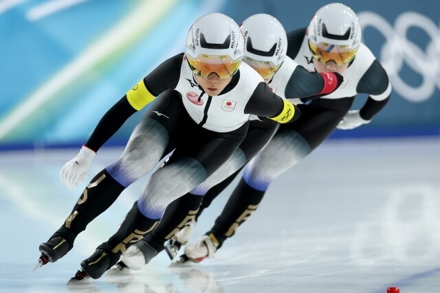 ３大会連続メダルへ！ 日本、スピスケ女子団体パシュート準々決勝２位通過　準決勝で強豪オランダと激突【冬季五輪】