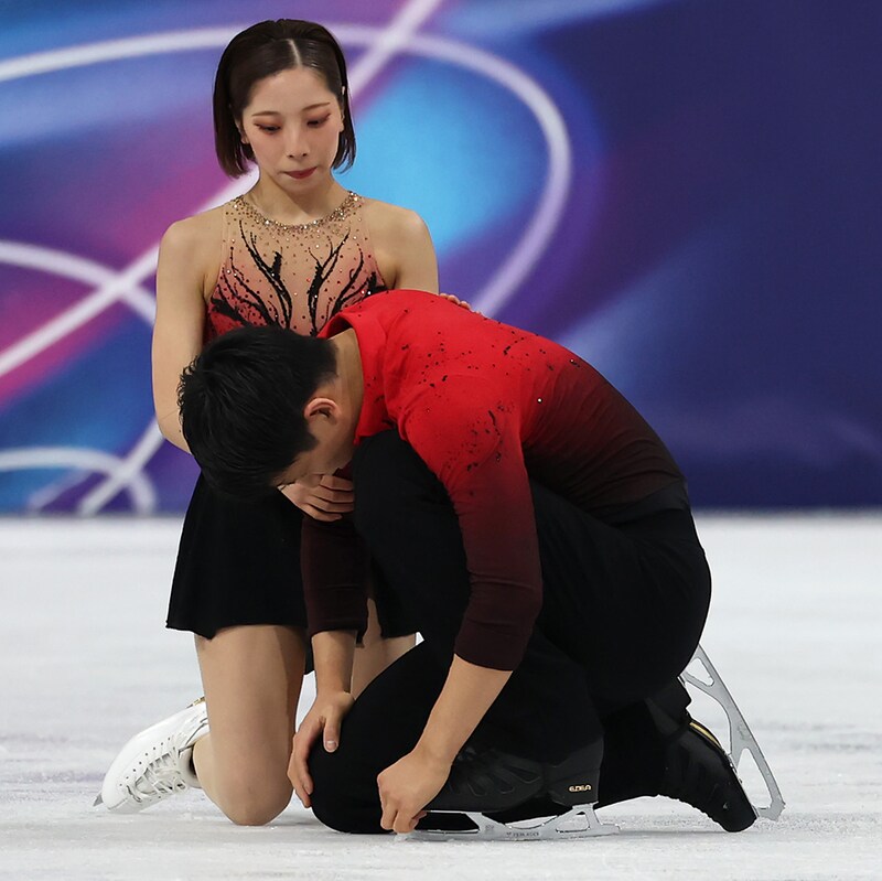 りくりゅうの痛恨ミスに思考停止。心にぽっかりと穴が開いた感覚は93年の“悲劇”以来【冬季五輪】