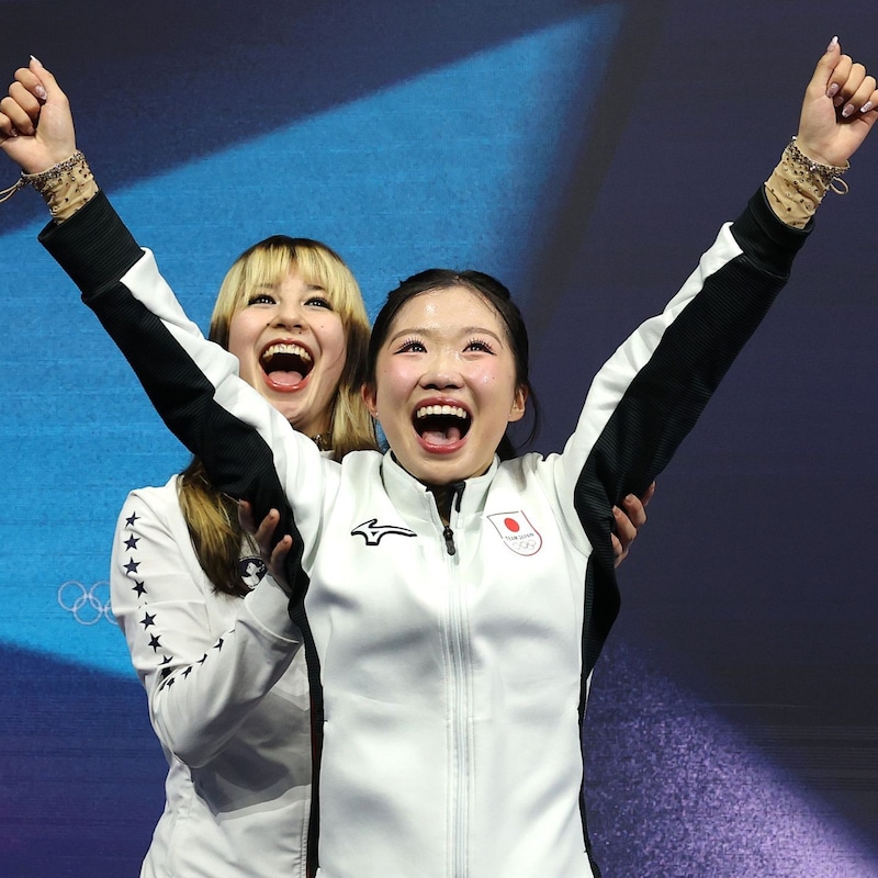 「本当に嬉しかった」銅メダル確定の瞬間、中井亜美がアリサ・リウから掛けられた“心優しき言葉”が判明!「3位だよ、と教えてくれて…」【冬季五輪】