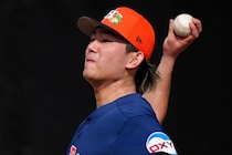 アストロズ今井達也、MLB初登板でヒヤリ！ 強襲打直撃も「全然大丈夫」　メッツ打線を10球で料理「楽しかった」