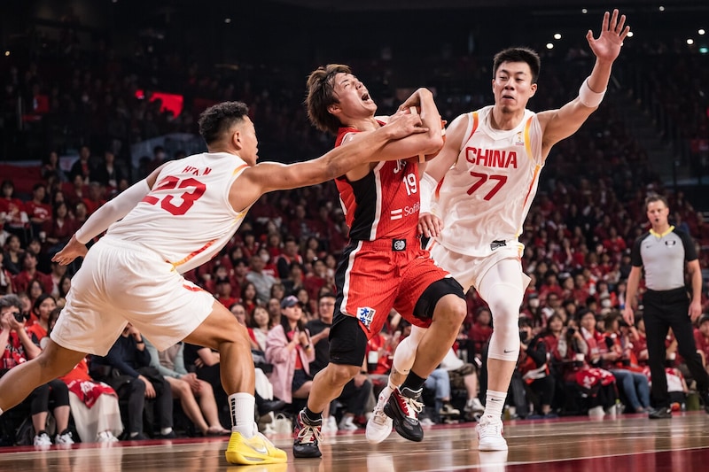 バスケ日本、中国からアップセットならず…前半14点リードも後半失速でW杯予選初黒星<DUNKSHOOT>