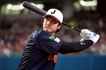 「試合前にショーを披露」侍J大谷翔平のフリー打撃、米メディア注目　柵越え連発に「ほぼ全員があ然」【WBC】