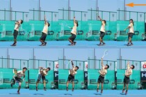 小倉孝介直伝！ 外に跳ねるキックサービスは、ラケットを右に投げるイメージで浅く狙うのがコツ【プロが明かすテニス上達法】＜SMASH＞