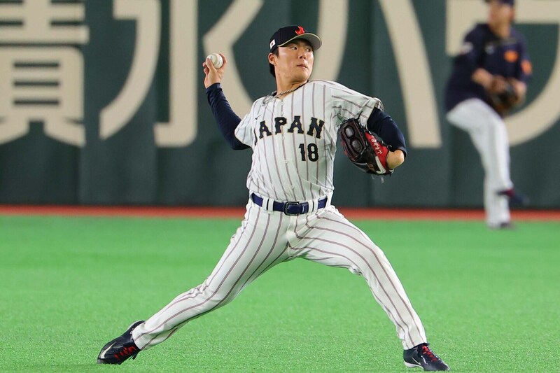 山本由伸、侍Jの新パフォ「すごくいい」 “お茶点てポーズ”を称賛「SNS見て初めて意味を知りました」【WBC】