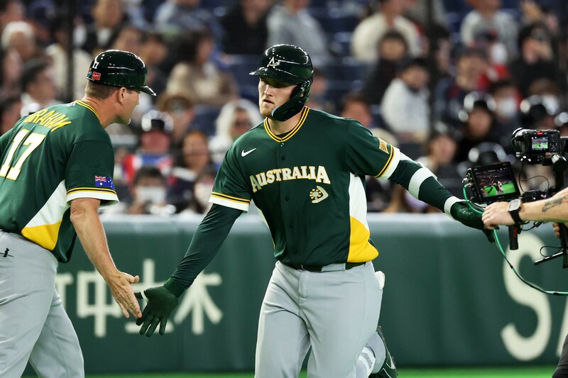 「出発前に少し冗談を言い合った」Wソックス所属の豪州代表、同僚の侍ジャパン村上宗隆に好印象「面白い男だよ」【WBC】