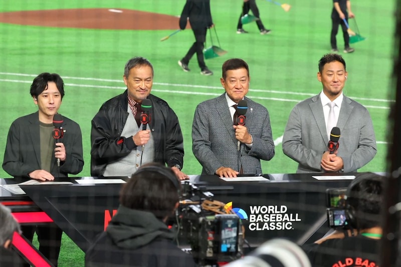 「豪華すぎんか！！」日本vs台湾戦中継、いきなり冒頭に飛び出した“濃密なカルテット”にネット仰天！「すげぇなネトフリ」「なかなか見られん並びよ」【WBC】