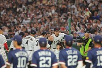 「えードームいるの？」“最旬俳優の25歳” が東京Dで現地観戦、大谷翔平、キム・ヘソンら日韓メジャー組の乱打に大興奮「俺は幸せ者かー！」【WBC】