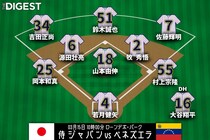 大谷翔平が１番DH、２番は佐藤輝明　12打数ノーヒットの近藤健介はベンチスタート　侍J準々決勝ベネズエラ戦のスタメン発表【WBC】