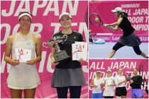 全日本室内テニス、国際下部ツアーの女子は19歳の木下晴結が初優勝！ 予選から勝ち上がり柴原瑛菜を下す＜SMASH＞