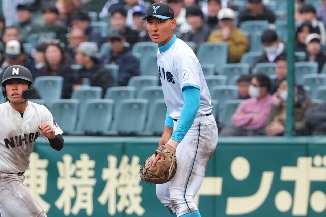 「崩されたなかで凄い」球界OBが唸った“二刀流”菰田陽生に悲劇…左手首骨折にセンバツ激震「いやあああ」「まじかよー」ファン悲鳴
