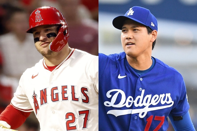 「言葉は要らないね」大谷翔平&トラウト、18.44mを隔てた“盟友”ならではのやり取りにMLB公式も注目「WBCがまだチラつく」とファン興奮