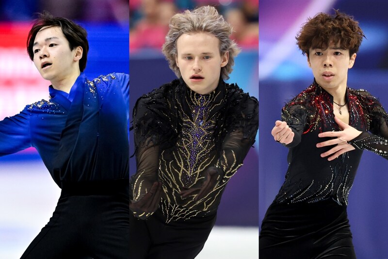 鍵山優真が銀、佐藤駿は銅で日本男子4季ぶりのダブル表彰台! マリニンが世界歴代3位329.40点で圧巻3連覇、五輪8位の雪辱果たす【フィギュア世界選手権】