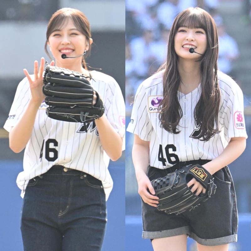 「やっぱアイドルの存在感はすごい!」ZOZOマリンに降臨した“乃木坂野球部”のキュートさにファン熱狂!「曲もダンスも可愛すぎる」「全12球団回って」
