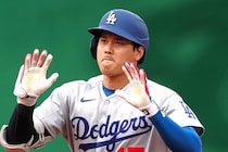 大谷翔平、特大134ｍ弾で日本人史上２位タイの「40」試合連続出塁達成、あと「４」本で新記録樹立　打球速度114マイル以上のHR数も「48」に