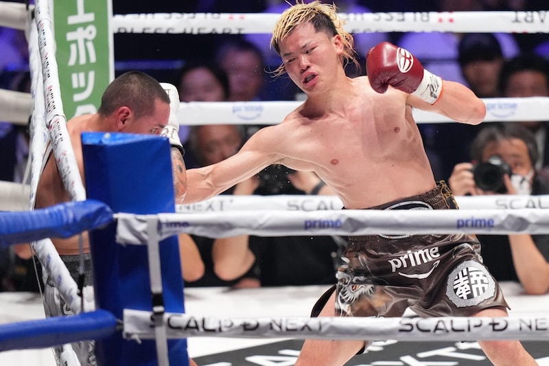 ボクシング那須川天心、元２階級王者エストラーダに完勝！９回TKO撃破　井上拓真vs.井岡一翔の勝者との挑戦権ゲット