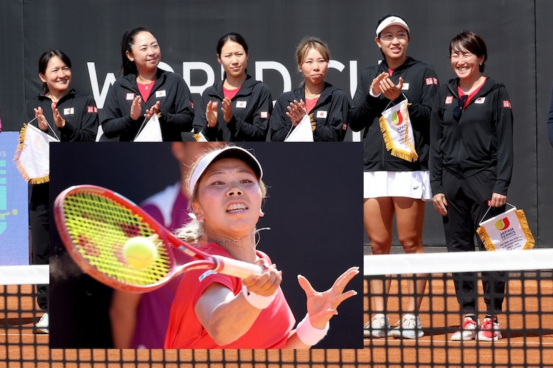 女子テニス国別対抗戦で日本がイタリアに屈しファイナル予選敗退。消化試合では坂詰姫野が貴重な１勝を挙げる＜SMASH＞