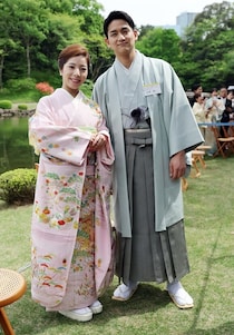 りくりゅうが華やかな着物姿　春の園遊会“コーディネート者”が判明「２人とも人形みたい」