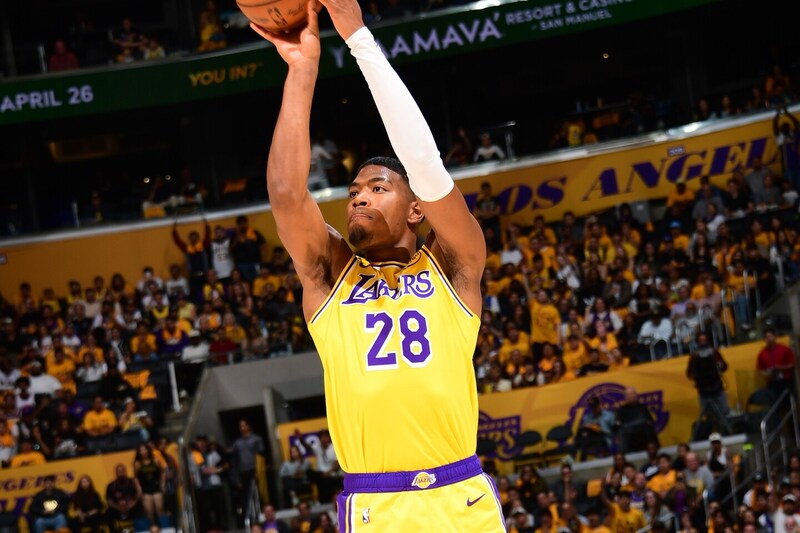 【NBAプレーオフ１回戦】八村塁が14得点＆豪快ブロックと攻守で躍動！出場時間はチーム最多、レイカーズのシリーズ先勝に大きく貢献＜DUNKSHOOT＞